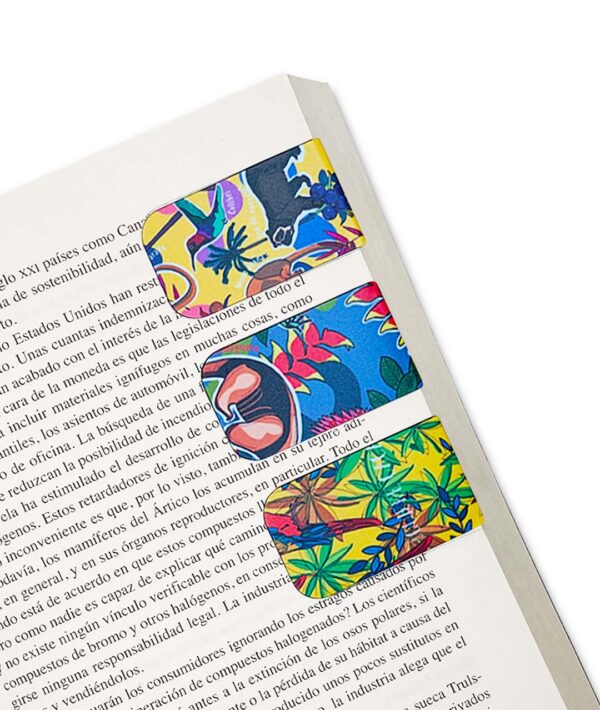 Set Separadores de Libro Naturaleza Colombiana