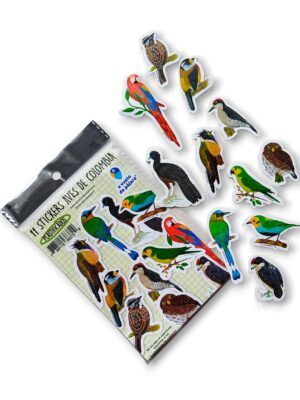 Stickers aves de Colombia2