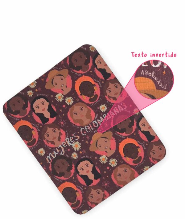 Mouse Pad Mujeres Colombianas ¡Rescátalo!