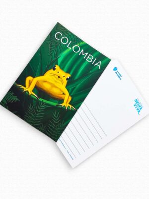 Postal rana de colombia