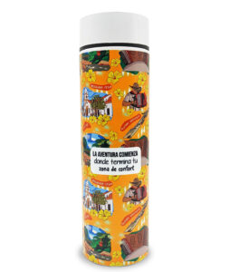 Termo digital de 500 ml con tapa hermética e indicador LED de temperatura. Ideal para cualquier bebida. Diseño inspirado en Valledupar, Colombia
