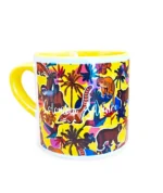 Mini mug color de cerámica ilustrado inspirado en el andino colombiano.