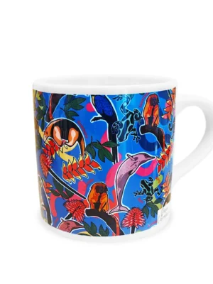 Mini mug blanco Amazónica2