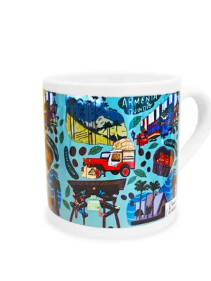 Mini mug blanco Armenia 2