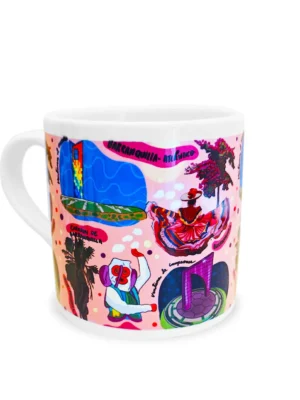 Mini Mug Blanco Barranquilla Colombia