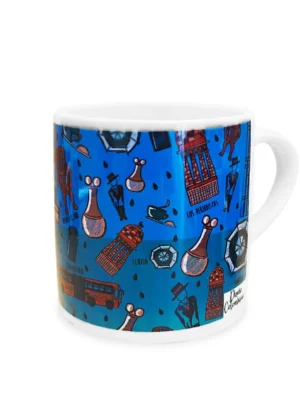 Mini mug blanco Bogotá2