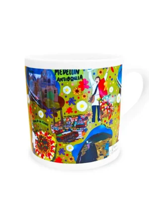Mini mug blanco Medellin2