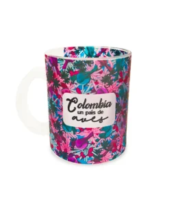 Mug Opalizado Aves del Páramo Colombiano