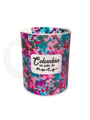 Mug Opalizado Aves del Páramo Colombiano