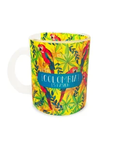 Mug Opalizado Guacamayas Colombianas