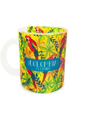 Mug Opalizado Guacamayas Colombianas