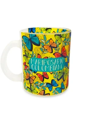 Mug Opalizado Mariposario Colombiano