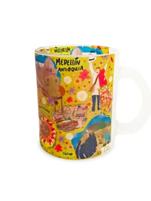 Mug Opalizado Medellin Colombia 2