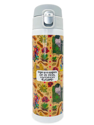 Termo Tapa Gris Pasto Colombia