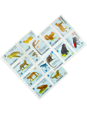 Estampillas Fauna de Colombia 2