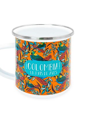 Mug Peltre Aves de Colombia