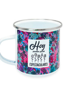 Mug Peltre Aves de Páramo Colombia