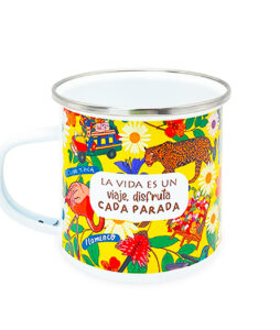 Mug Peltre Folclor Colombiano