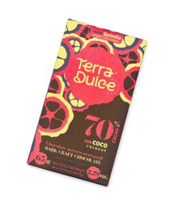 Barra de Chocolate Artesanal de Cacao con Coco