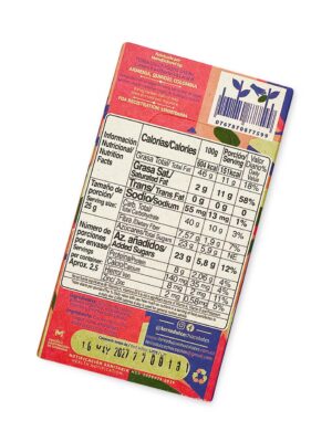 Barra de Chocolate Oscuro Artesanal con Macadamia y Nueces 2