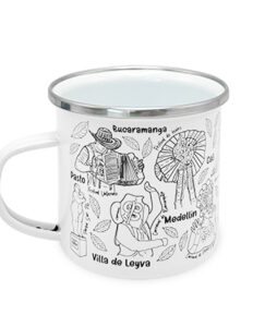 Mug Peltre Festivales Colombianos