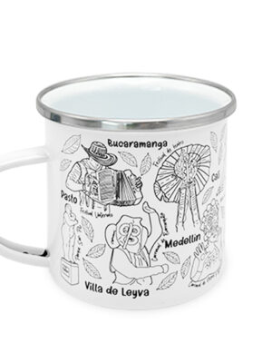 Mug Peltre Festivales Colombianos