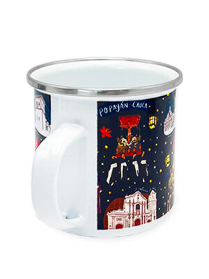 Mug Peltre Popayán Colombia 2